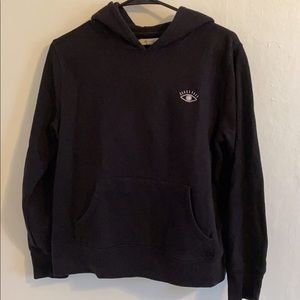 Madewell embroidered eyeball black sweatshirt